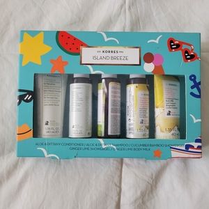 Korres Island Breeze Limited Edition Shower Gel Shampoo Conditioner Gift Set